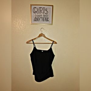 Black tank top
